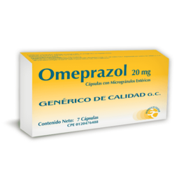 OMEPRAZOL 20MG CAP X 7 (GENERICO DE CALIDAD)